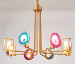 Pendant design lamp Branquinho by Eichholtz (8 lampshades)
