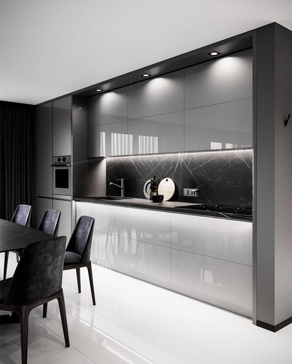 Примеры современных дизайнов кухонь из интернета