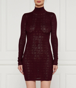 Кружевное платье Elisabetta Franchi - бордовый(AM04B46E2)
