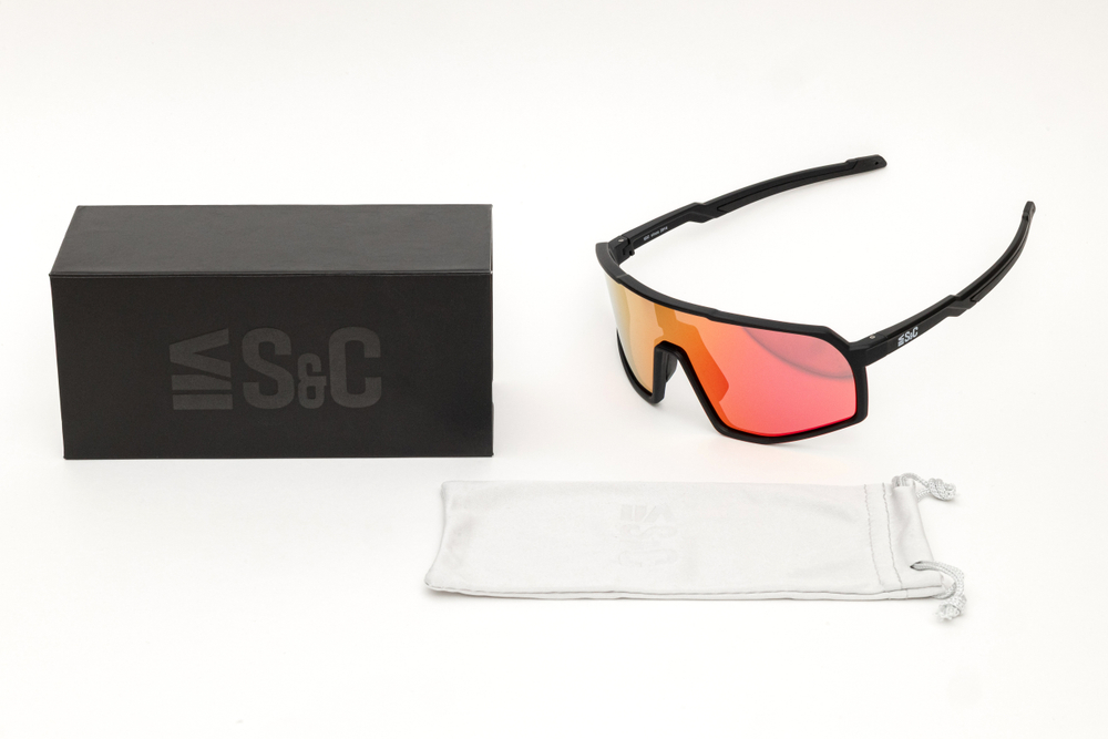 Очки S&C YOUCAN Full revo purple mirror, Matt black