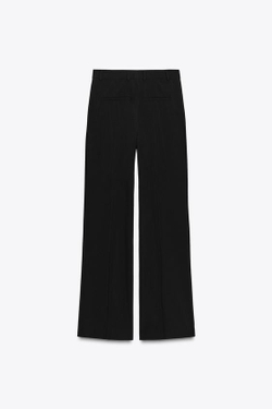 ZARA БРЮКИ С ВЫСОКОЙ ПОСАДКОЙ — ZW COLLECTION, ЧЕРНЫЙ