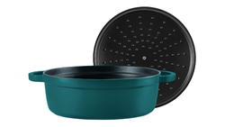Кастрюля 24см Voeux Profond бирюзовая