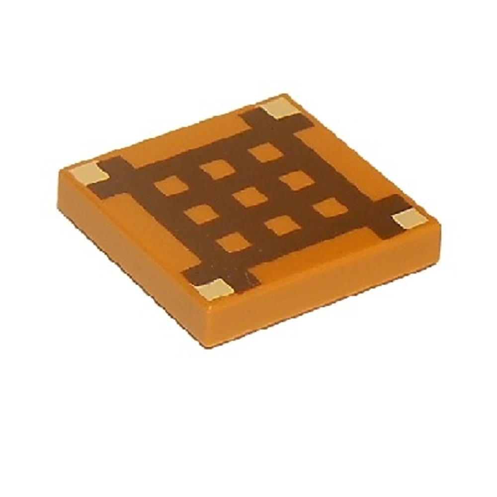 Плитка 2 x 2 с узором сетки для верстака Minecraft 3068pb0893