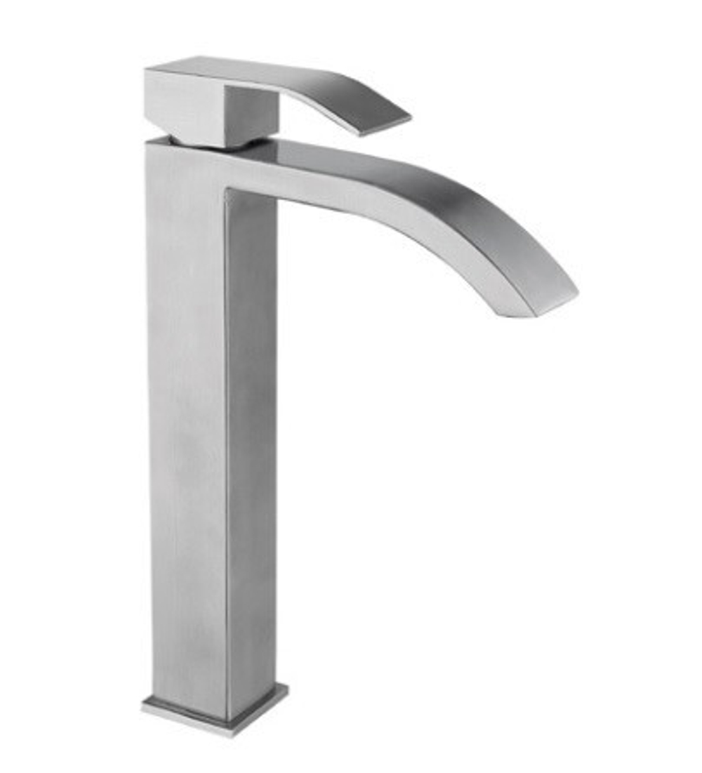 303512 Смеситель од. для раковины-чаши (НЕРЖ САТИН) ViEiR (10/1шт)