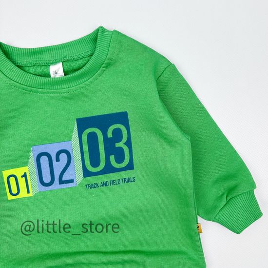 Свитшот из футера, Зеленый