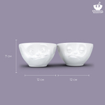 Набор чаш snoozy & tasty, 200 мл, белый, 2 шт.