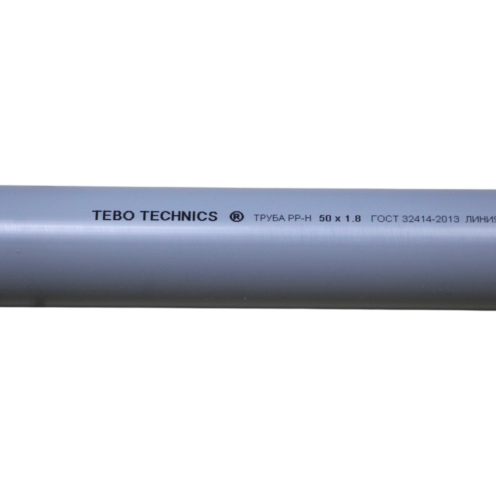 Труба канализационная TEBO Ø50 x 1000 мм