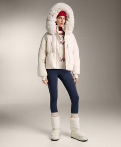 Oysho Вязаный свитер «Снежинки», экрю