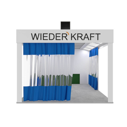 WDK-410 Пост подготовки с диагональным потоком воздуха