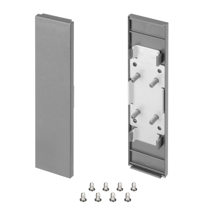 Заглушка SL-LINE-25100-DUAL SILVER глухая Arlight 050522