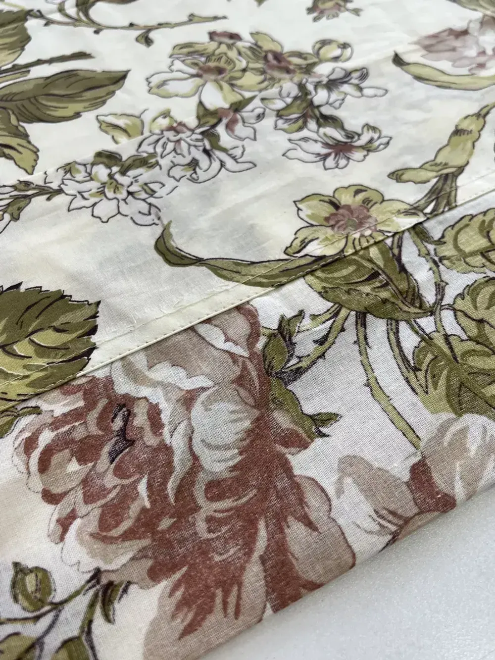 Штора тканевая на кухню, для спальни "Роза" 150х200 1шт