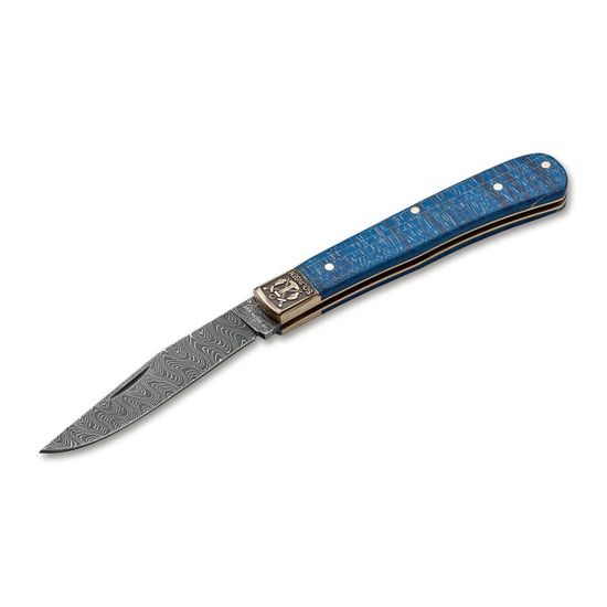 Нож Boker 1132021DAM Damast Jahresmesser 2021