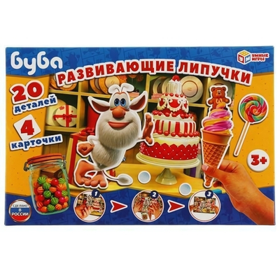 Игра развивающая с липучками "Буба" (Умные игры)
