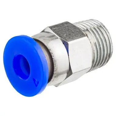Фитинг для пластиковых трубок 4мм с наружной резьбой 1/8'' Forsage F-SPC04-01