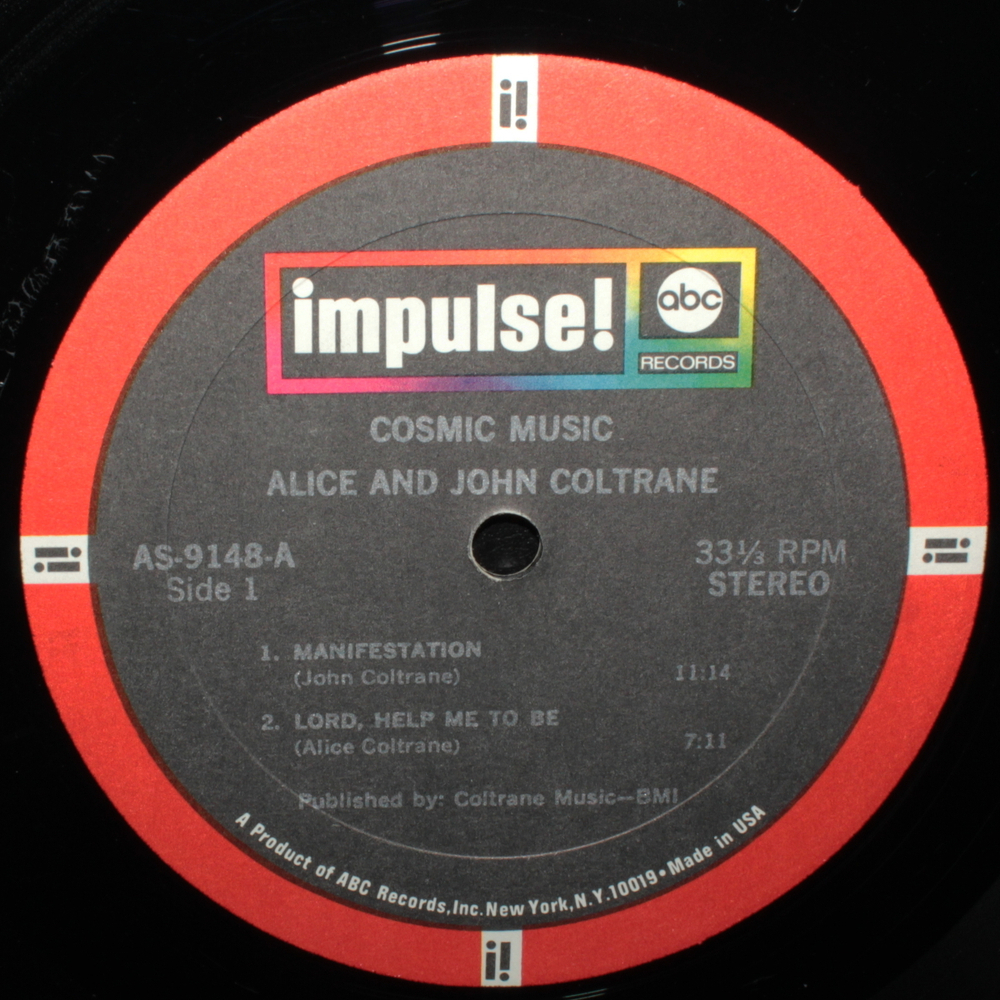 John Coltrane, Alice Coltrane / Cosmic Music (LP)