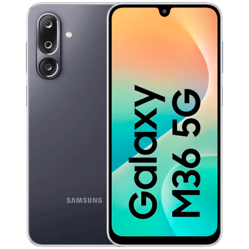 Смартфон Samsung Galaxy M36 5G, 8/256GB, Velvet Black (Черный)