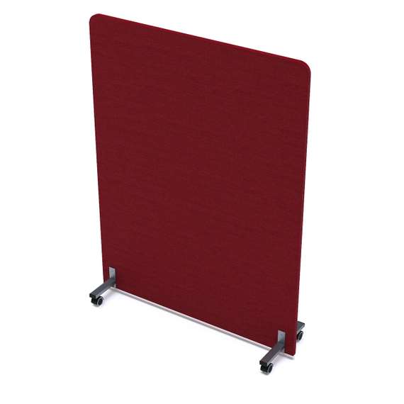 011.МП.1216 Акустическая мобильная перегородка на колесных опорах (1200*377*1600)