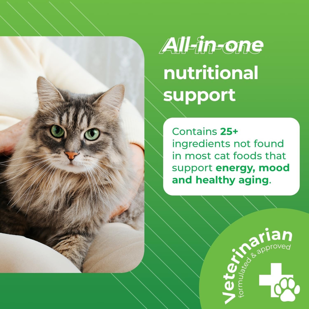 Vetri-Science Nu-Cat Senior Multivitamin витамины в лакомстве 30 шт