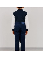 Брюки школьные классические для мальчика синие