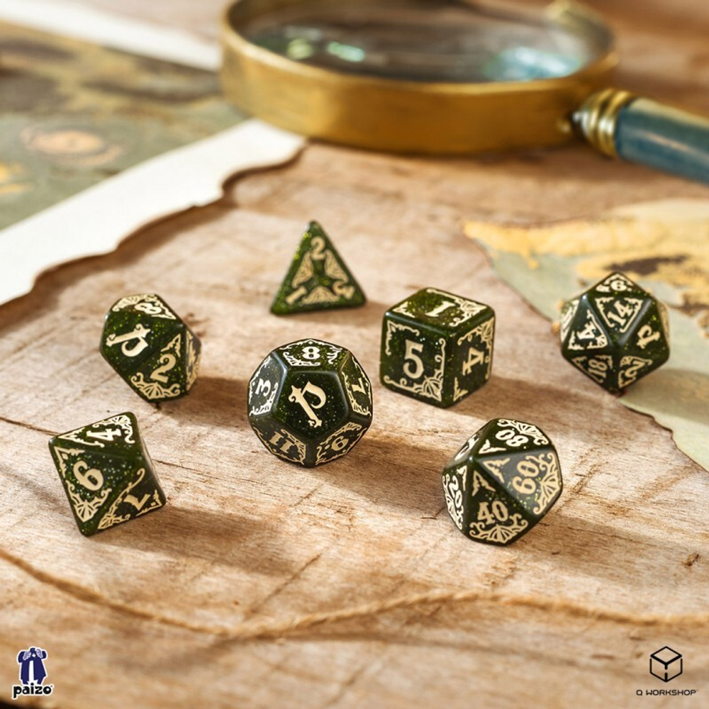 Набор кубиков Q WORKSHOP Pathfinder Dice Set: Arcadia