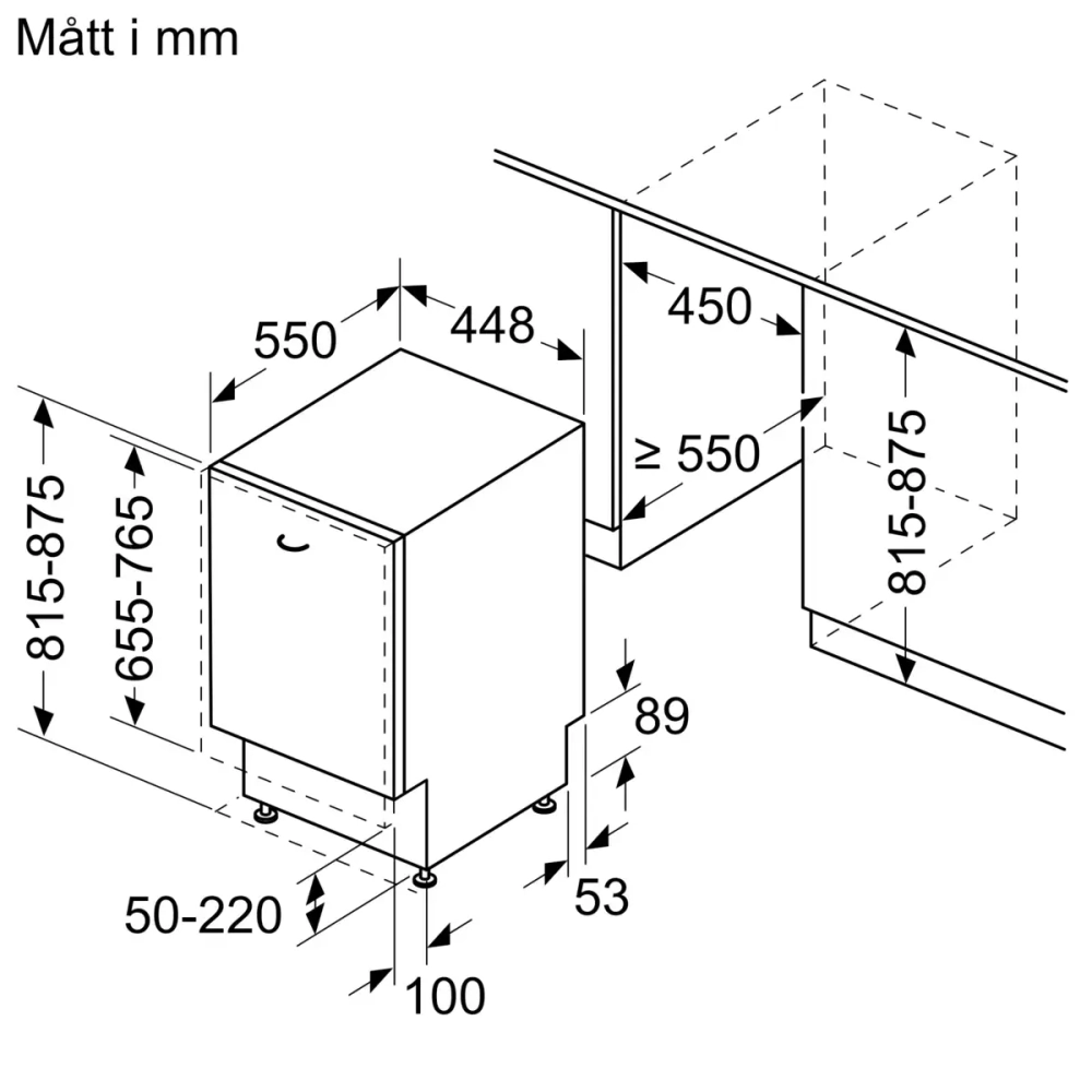 Встраиваемая посудомоечная машина Bosch SPH4HMX31E