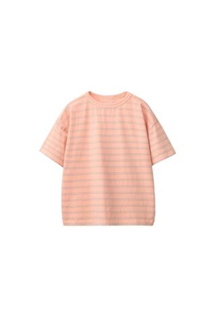 ZARA ФУТБОЛКА В ПОЛОСКУ, ОРАНЖЕВЫЙ