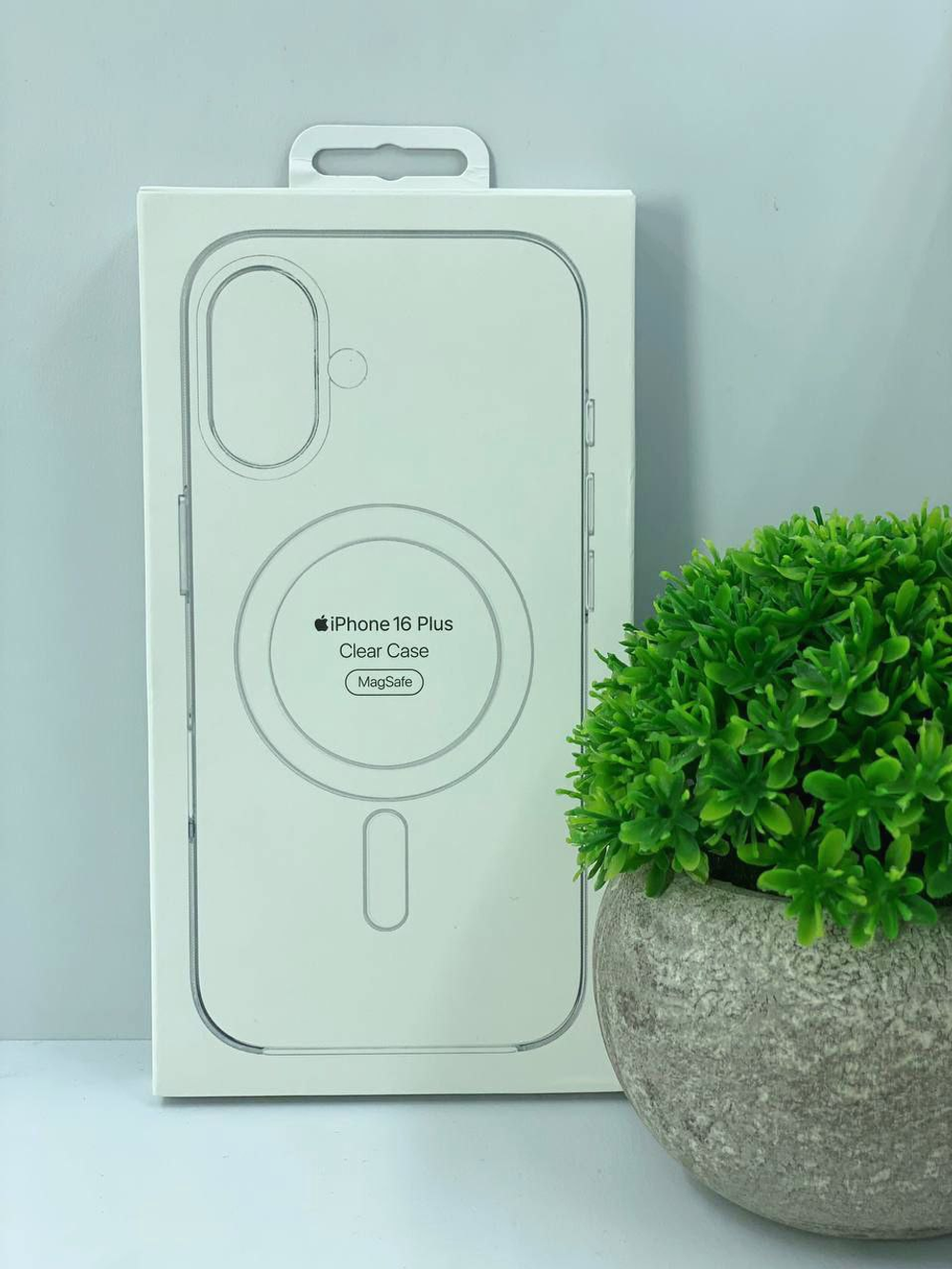 Прозрачный чехол MagSafe Clear Case с анимацией для iPhone 16 Plus