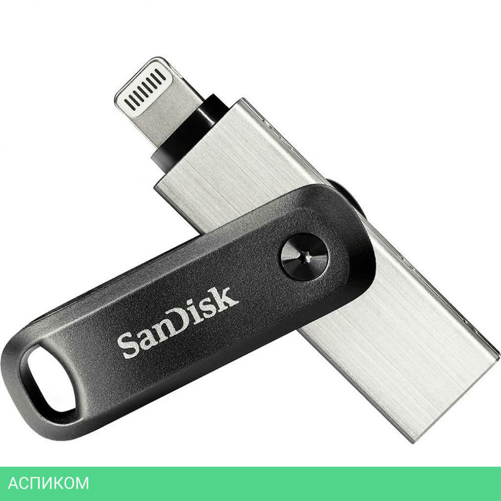 USB Flash-накопитель SanDisk iXpand Go 64GB (SDIX60N-064G-GN6NN)