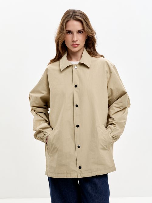 Куртка Коуч Оверсайз песочный
