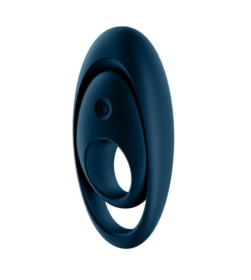 Эрекционное кольцо Satisfyer Glorious Duo синее