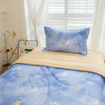 Комплект постельного белья Сатин с Одеялом Young 100% хлопок на резинке OBKR028