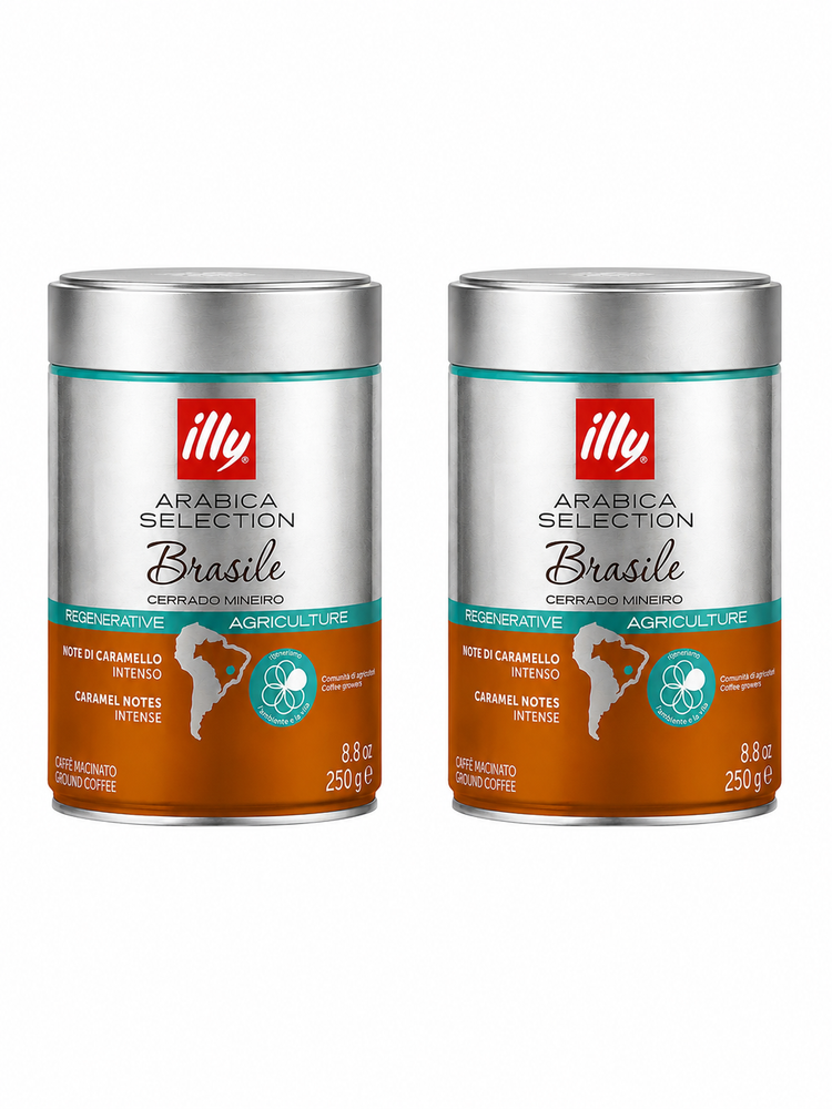 Кофе молотый ILLY Бразилия 250 г x 2 шт
