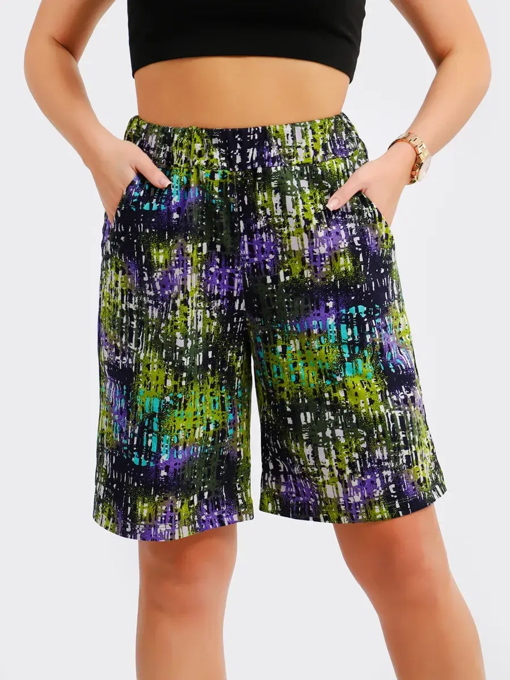 Шорты женские большие размеры