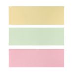 Закладки клейкие STAFF, ПАСТЕЛЬНЫЕ бумажные, 76х25 мм, 3 цвета х 100 листов, 129360