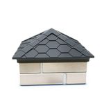 Колпак полимеркомпозитный Everest 390*390 (1,5 кирпича) серый