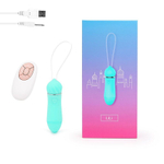 Бирюзовое виброяйцо LiLi с пультом ДУ (Цвет: бирюзовый)