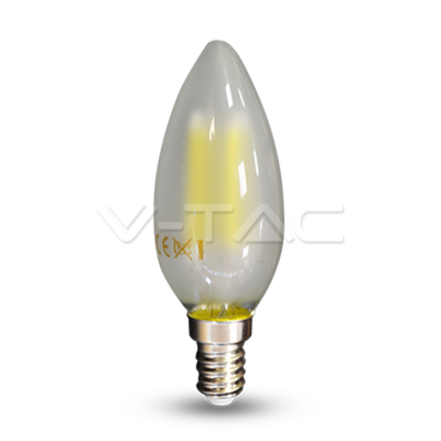 Лампа светодиодная, филамент V-TAC, E14, 4 Вт, 4000К, SKU 4475