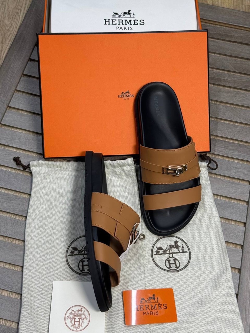 Шлепанцы Hermes Jackson