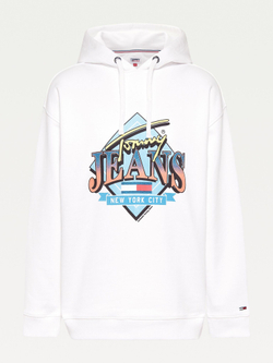 Толстовка женская TOMMY JEANS TJW OVERSIZED LOGO HOODIE