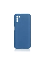 Силиконовый супертонкий чехол для Poco M3 blue DF