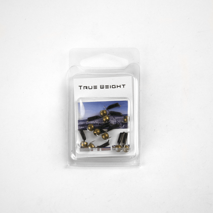 Мормышка True Weight "Гвоздешарик", Черный, шарик Латунь