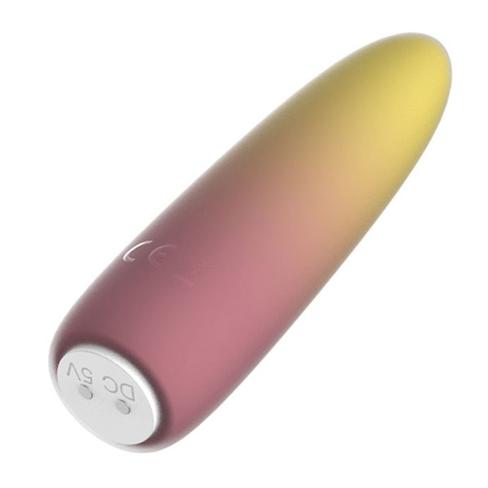 Желтая перезаряжаемая вибропуля 10,1см I-Moon Bullet MY-304