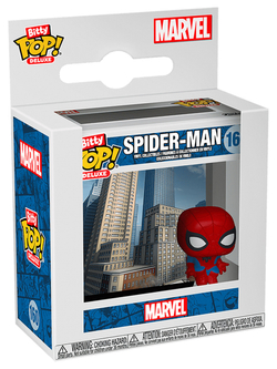 Фигурка Funko Bitty POP! Deluxe Marvel Spider-Man (Cityscape) (160) 81302