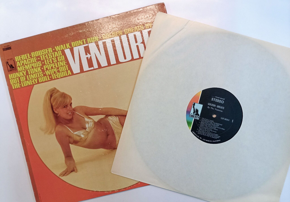 Винтажная виниловая пластинка The Ventures Golden Greats By The Ventures (USA 1967)