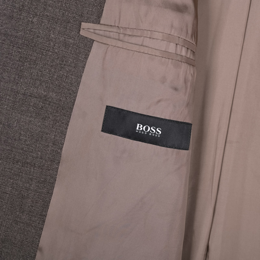 Роскошный пиджак Hugo Boss из фактурной шерсти, L