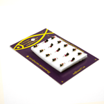 Мормышка вольфрамовая точеная 835 "Капля" с 2мя коронками 2.5мм (15шт/уп)