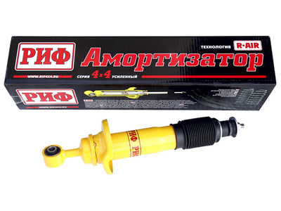 Амортизатор усиленный РИФ передний Nissan Navara D40/Pathfinder R51 лифт 40 мм