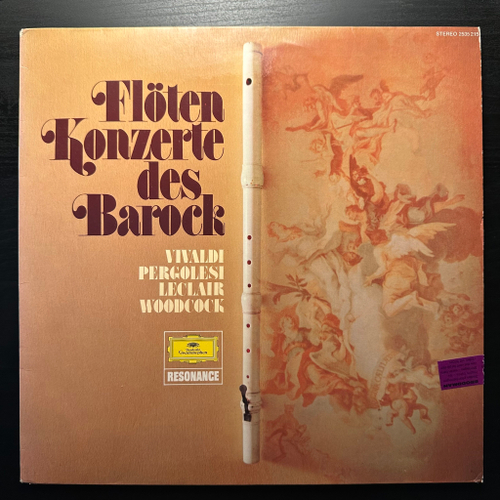 Вивальди, Перголези, Леклер, Вальдшнеп - Концерты для флейты в стиле барокко (Германия 1976г.)