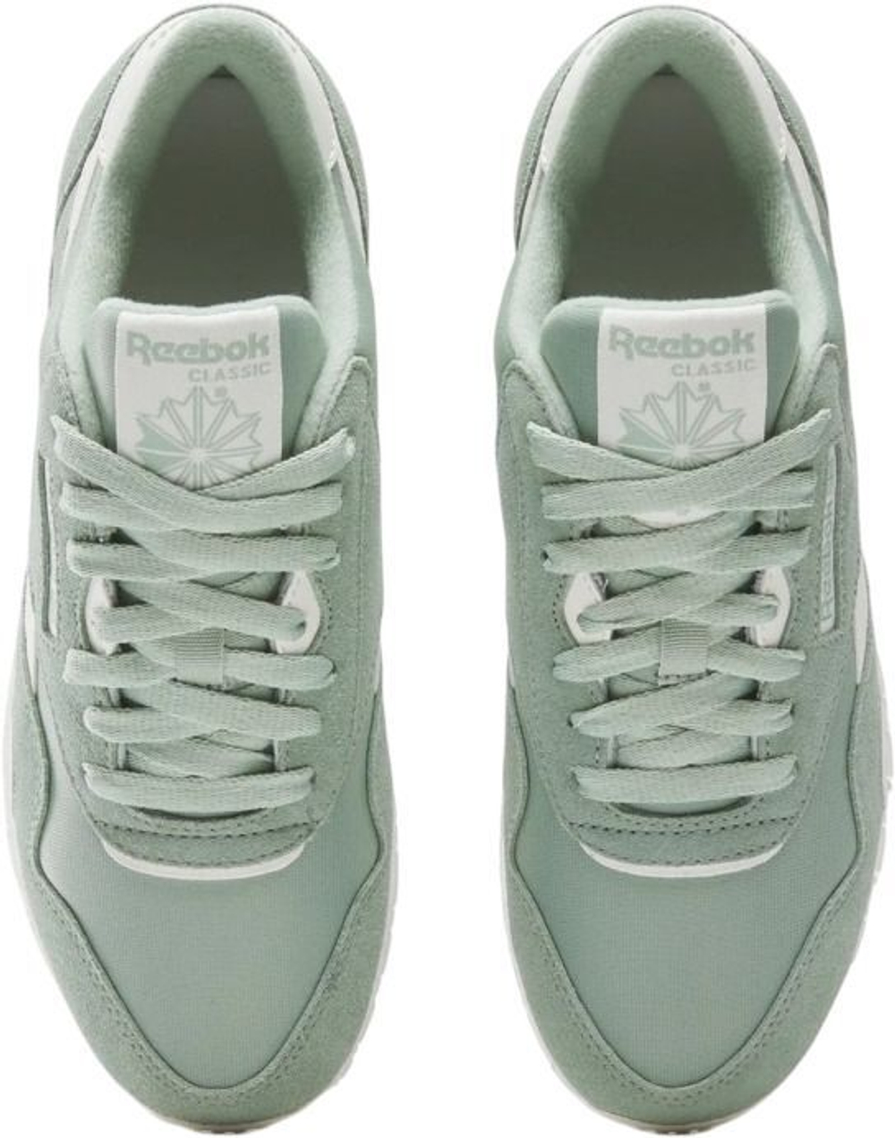 Кроссовки Reebok CLASSIC NYLON зелено-бежевый