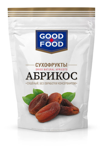 GOOD FOOD Абрикосы сушеные без обработки консервантом 200 г